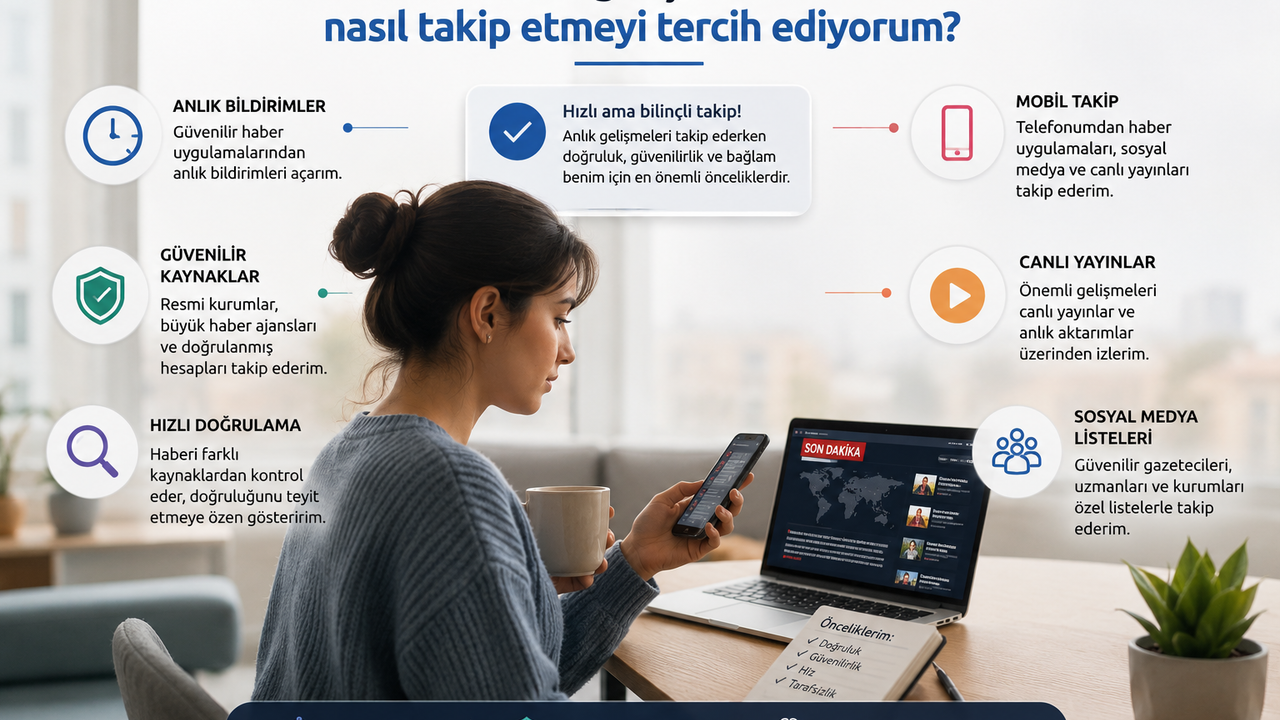 Anlık gelişmeleri nasıl takip etmeyi tercih ediyorsunuz?