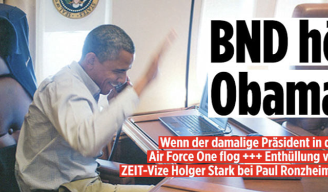 ALMAN GİZLİ SERVİSİ BAŞKAN OBAMA'YI DİNLEMİŞ
