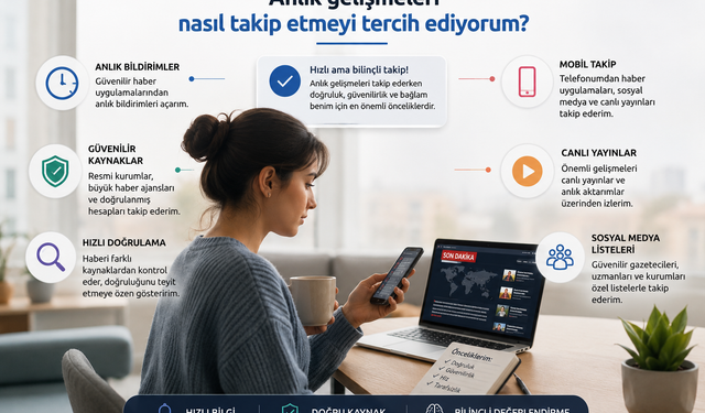Anlık gelişmeleri nasıl takip etmeyi tercih ediyorsunuz?